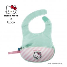 B.box Hello Kitty Travel Bib + Silicone Spoon | 4 months+ B.box Hello Kitty Travel Bib + Silicone Spoon | 4 months+